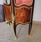 Louis XV Showcase in Marquetry and Gilt Bronze in the style of Francois Linke 5