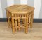 Vintage Bamboo Side Tables, Set of 3 1