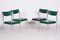 Bauhaus Dining Chairs in Chrome & Leatherette, Central Europe, 1950s, Set of 4 11