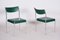 Bauhaus Dining Chairs in Chrome & Leatherette, Central Europe, 1950s, Set of 4 1