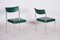 Chaises de Salle à Manger Bauhaus en Chrome et Similicuir, Europe Centrale, 1950s, Set de 4 1