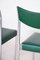 Sedie da pranzo Bauhaus in metallo cromato e similpelle, Europa centrale, anni '50, set di 4, Immagine 2