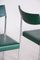 Bauhaus Dining Chairs in Chrome & Leatherette, Central Europe, 1950s, Set of 4, Image 5