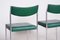 Bauhaus Dining Chairs in Chrome & Leatherette, Central Europe, 1950s, Set of 4, Image 3