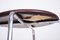 Bauhaus Stools in Chrome & Leatherette attributed to Kovona, 1950s, Set of 2, Image 6