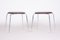 Bauhaus Stools in Chrome & Leatherette attributed to Kovona, 1950s, Set of 2 9