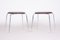 Bauhaus Stools in Chrome & Leatherette attributed to Kovona, 1950s, Set of 2, Image 9