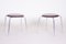 Bauhaus Stools in Chrome & Leatherette attributed to Kovona, 1950s, Set of 2 11