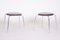 Bauhaus Stools in Chrome & Leatherette attributed to Kovona, 1950s, Set of 2, Image 11