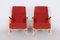 Set of Mid-Century Beech Armchairs attributed to Jaroslav Šmídek, 1950s, Image 6