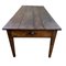 Oak Farm Table with 2 Drawers, 1890s 12