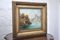 Da Hubert Sattler, Paesaggio lacustre, XIX secolo, Olio su tavola, Incorniciato, Immagine 3