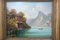 After Hubert Sattler, Landscape Lake Scene, 1800s, Oil on Board, Framed, Image 5