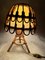 Mid-Century French Rattan and Wicker Table Lamp attributed to Louis Sognot, 1960s, Image 12