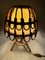 Lampada da tavolo Mid-Century in vimini e vimini attribuita a Louis Sognot, Francia, anni '60, Immagine 10