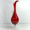 Carafe en Verre Rouge de Empoli, Italie, 1970s 6