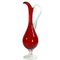Italian Red Glass Carafe from Empoli, 1970s 1