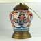 Lámpara de mesa Imari de porcelana, siglo XIX, Imagen 10