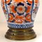 Lámpara de mesa Imari de porcelana, siglo XIX, Imagen 8