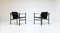 Black Edition Lc1 Armchairs by Corbusier for Cassina, 1980s, Set of 2 4