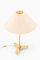 Table Lamp in Brass and Original Lampshade attributed to Josef Frank for Svenskt Tenn, 1960s, Image 2