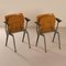 Folding Chairs with Armrests from Ahrend De Cirkel, 1960s, Set of 2 4