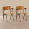 Folding Chairs with Armrests from Ahrend De Cirkel, 1960s, Set of 2 3
