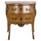 Chest of Drawers in Walnut with Marble Top, 1860s 1