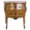 Chest of Drawers in Walnut with Marble Top, 1860s, Image 1