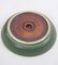 Grün glasierte Keramikschale von Hugo Liisbjerg für Saxbo, 1960er 5