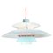 PH5 Ceiling Lamp in Baby Blue by Poul Henningsen for Louis Poulsen, 2010s, Image 1