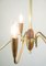 Chandelier in Teak and Brass, 1960s 2