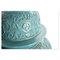 Asian Turquoise Porcelain Lidded Vase, Image 4
