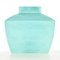 Square Turquoise Ceramic Vase, Image 2