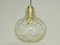 Vintage Thick Glass Pendant Light by Glashütte Limburg, 1960s, Image 6