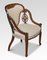 Marquetry Inlaid Mahogany Armchairs, Set of 2 2