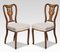 Mahogany Inlaid Bedroom Chairs, Set of 2, Image 1