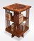 Mahogany Inlaid Revolving Bookcase, 1890s 6