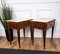 Italian Art Deco Marquetry Wood and Marble Top Nightstands, 1950s, Set of 2 7