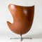 Set of Egg Lounge Chair and Footstool by Arne Jacobsen from Fritz Hansen, 1960s 5