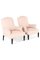 Napoleon III Chairs in Pink Stripe, Set of 2 2