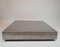 Mid-Century Modern Coffee Table in Brushed Aluminum attributed to Michel Boyer, 1970s 6