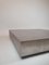 Mid-Century Modern Coffee Table in Brushed Aluminum attributed to Michel Boyer, 1970s 5