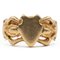 Vintage 18k Yellow Gold Ring Depicting Two Mermaids and Coat of Arms, 1960s, Image 1