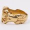 Vintage 18k Yellow Gold Ring Depicting Two Mermaids and Coat of Arms, 1960s 5