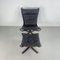 Brauner Falcon Chair mit Fußhocker von Sigurd Resell, 2er Set 3