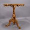 Edelweis Marquetry Side Table, Swiss, Brienz, 1900, Image 9