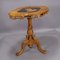 Edelweis Marquetry Side Table, Swiss, Brienz, 1900, Image 3