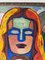 Lacroix, Iron Woman, años 50, óleo a bordo, enmarcado, Imagen 4