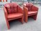 Danish Leather Upholstered Club Chairs from Stouby, 1986, Set of 2 15